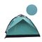 Outdoor Single Layer 2 3 Person Camping Tent Anti UV Deep Green Color